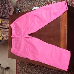 Lane Bryant fushia crop skinny pants size 16